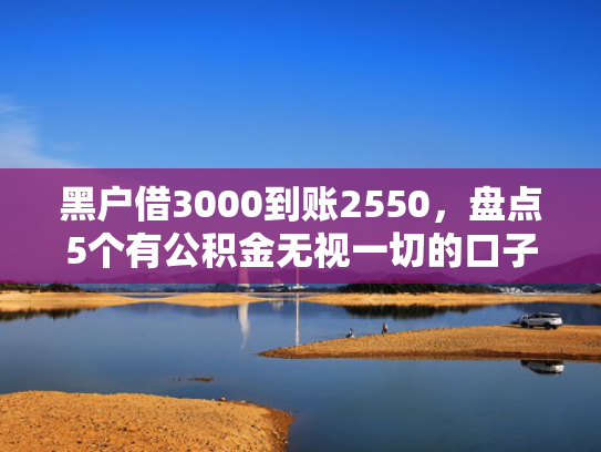 白户下款口子推荐5个能真正下款的可靠网贷
