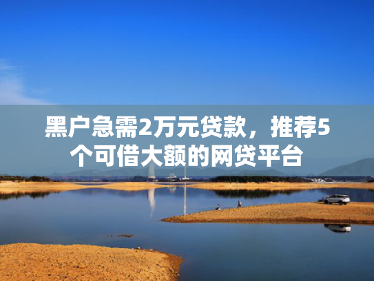 立即下款的小额贷款推荐这5个哪些新口子好下款