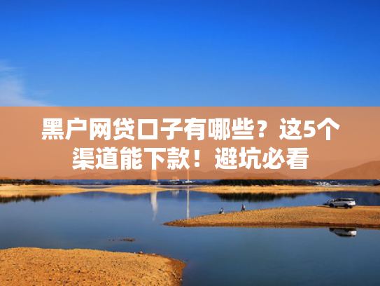 可以下款推荐这5个秒下贷款的口子