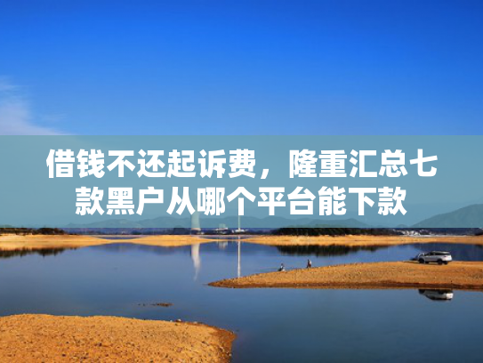 借钱不还起诉费，隆重汇总七款黑户从哪个平台能下款