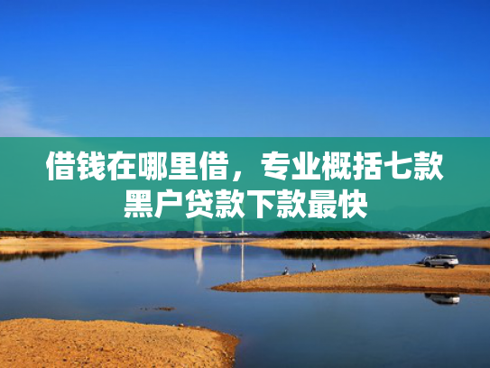 借钱在哪里借，专业概括七款黑户贷款下款最快