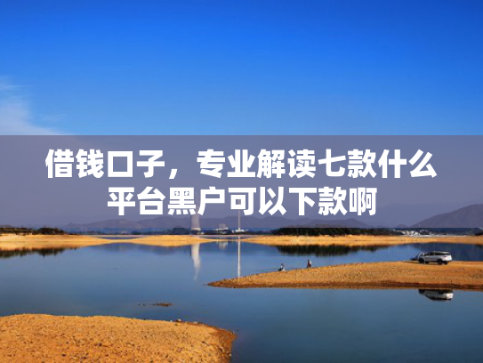 借钱口子，专业解读七款什么平台黑户可以下款啊