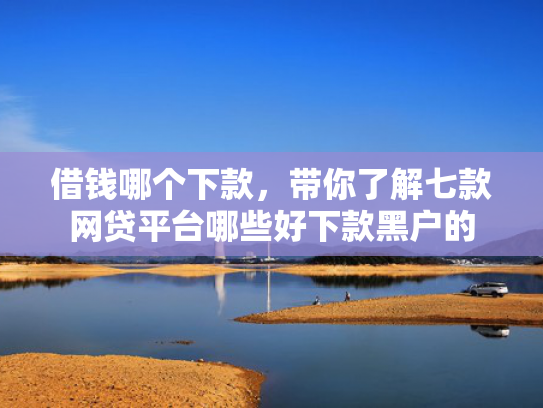 借钱哪个下款，带你了解七款网贷平台哪些好下款黑户的