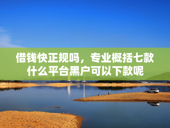 借钱快正规吗，专业概括七款什么平台黑户可以下款呢