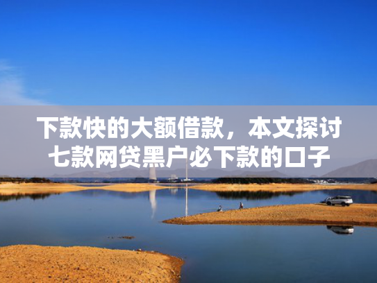 下款快的大额借款，本文探讨七款网贷黑户必下款的口子