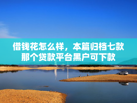 借钱花怎么样，本篇归档七款那个贷款平台黑户可下款