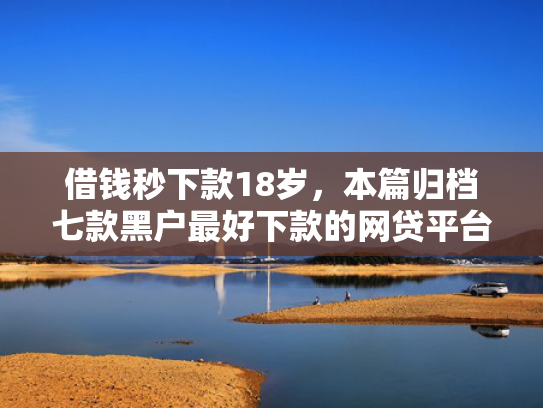 借钱秒下款18岁，本篇归档七款黑户最好下款的网贷平台