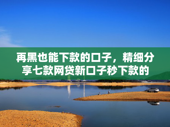 再黑也能下款的口子，精细分享七款网贷新口子秒下款的