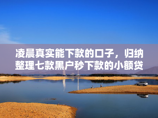 凌晨真实能下款的口子，归纳整理七款黑户秒下款的小额贷款