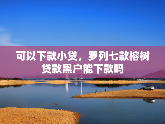 可以下款小贷，罗列七款榕树贷款黑户能下款吗