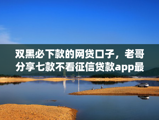 双黑必下款的网贷口子，老哥分享七款不看征信贷款app最快审核下款