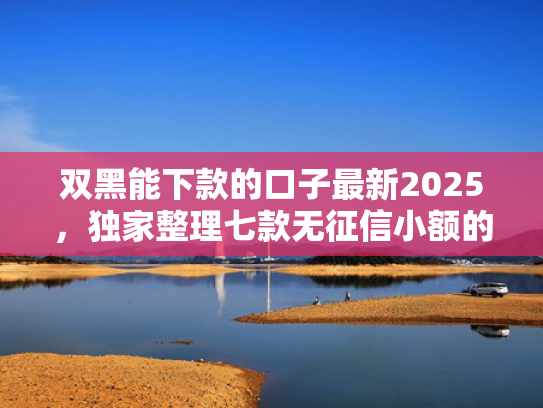 双黑能下款的口子最新2025，独家整理七款无征信小额的贷款能下款吗