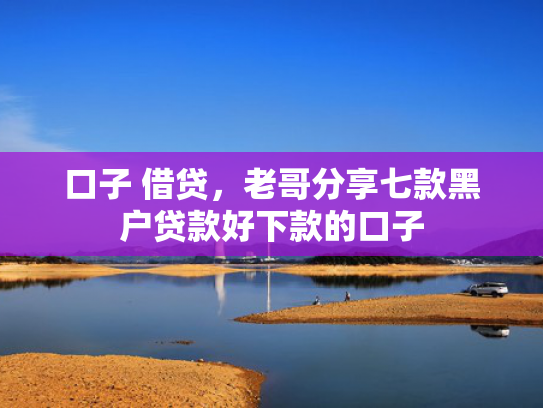 口子 借贷，老哥分享七款黑户贷款好下款的口子