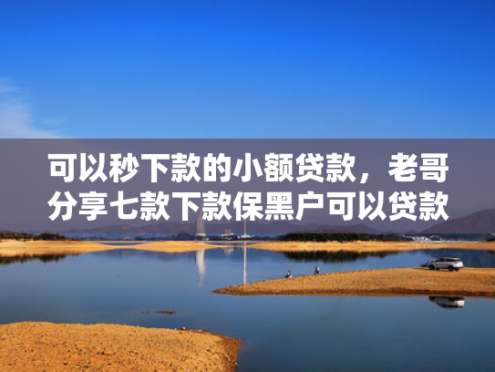 可以秒下款的小额贷款，老哥分享七款下款保黑户可以贷款吗