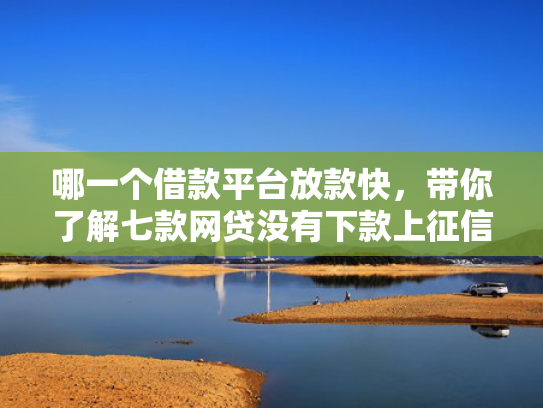 哪一个借款平台放款快，带你了解七款网贷没有下款上征信吗