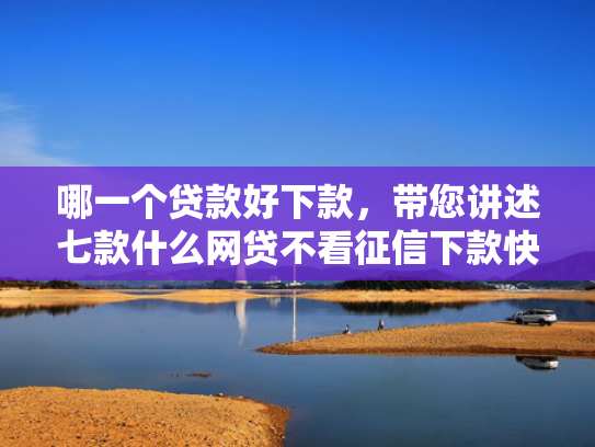 哪一个贷款好下款，带您讲述七款什么网贷不看征信下款快