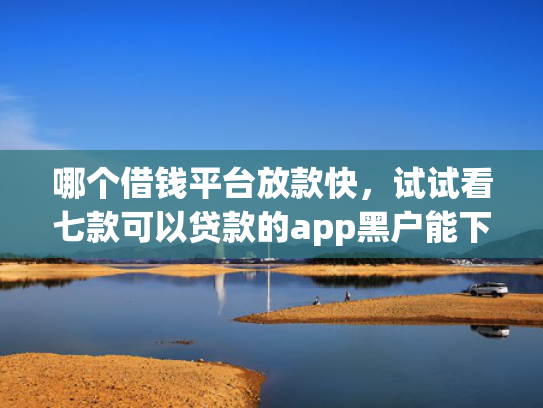 哪个借钱平台放款快，试试看七款可以贷款的app黑户能下款吗