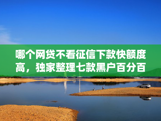 哪个网贷不看征信下款快额度高，独家整理七款黑户百分百买会员下款的app