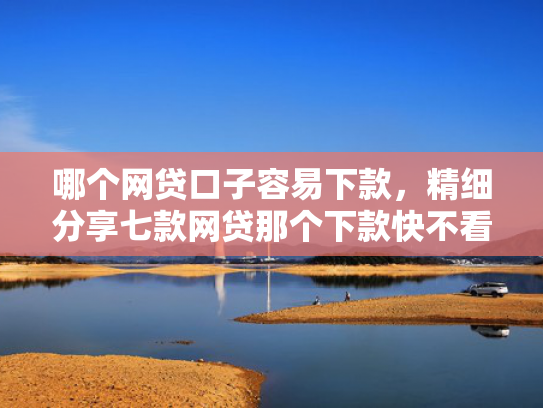 哪个网贷口子容易下款，精细分享七款网贷那个下款快不看征信