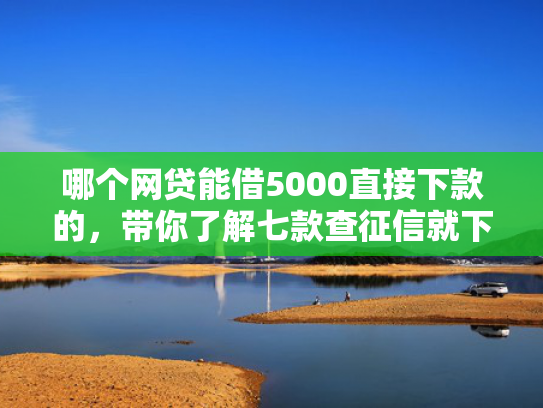哪个网贷能借5000直接下款的，带你了解七款查征信就下款的网贷
