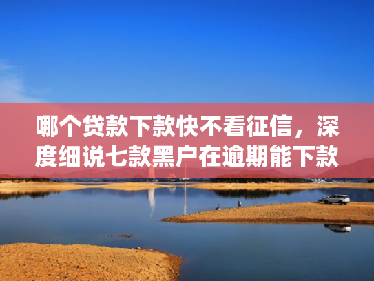 哪个贷款下款快不看征信，深度细说七款黑户在逾期能下款app入口