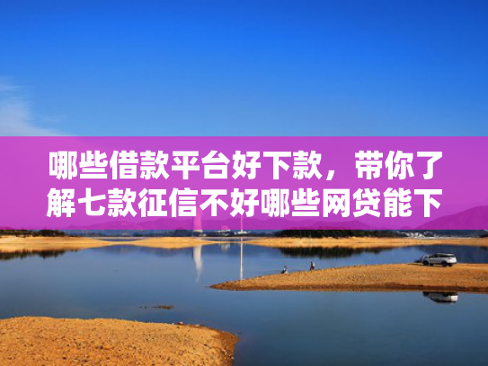 哪些借款平台好下款，带你了解七款征信不好哪些网贷能下款