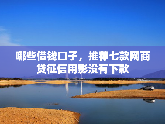 哪些借钱口子，推荐七款网商贷征信用影没有下款