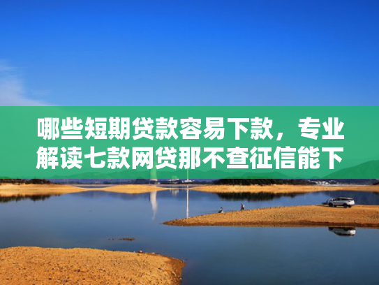 哪些短期贷款容易下款，专业解读七款网贷那不查征信能下款