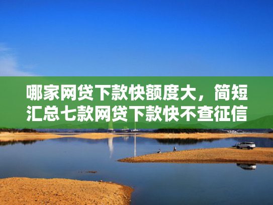 哪家网贷下款快额度大，简短汇总七款网贷下款快不查征信