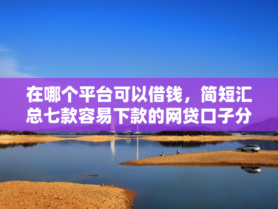 在哪个平台可以借钱，简短汇总七款容易下款的网贷口子分享