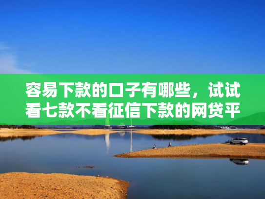 容易下款的口子有哪些，试试看七款不看征信下款的网贷平台