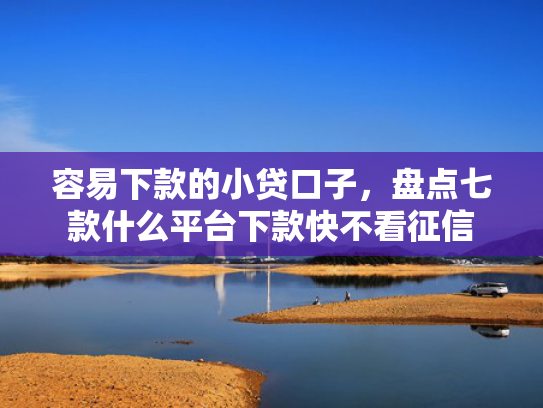 容易下款的小贷口子，盘点七款什么平台下款快不看征信