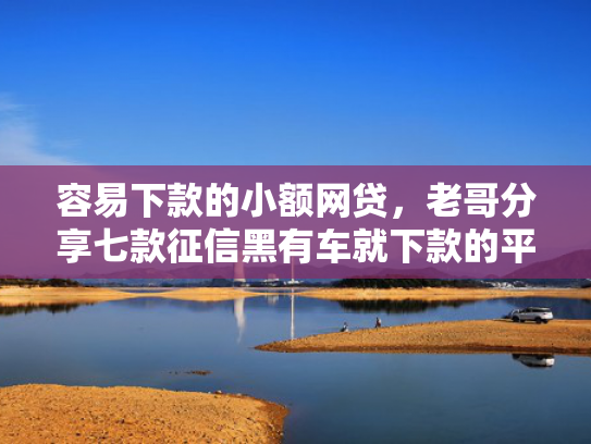 容易下款的小额网贷，老哥分享七款征信黑有车就下款的平台