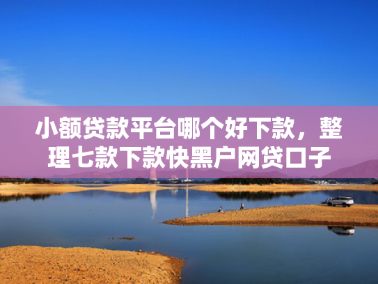 小额贷款平台哪个好下款，整理七款下款快黑户网贷口子