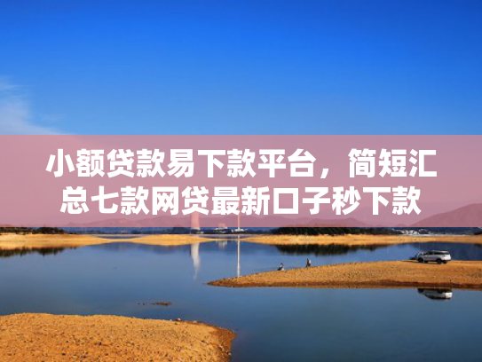 小额贷款易下款平台，简短汇总七款网贷最新口子秒下款