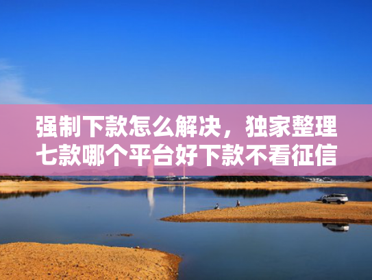 强制下款怎么解决，独家整理七款哪个平台好下款不看征信