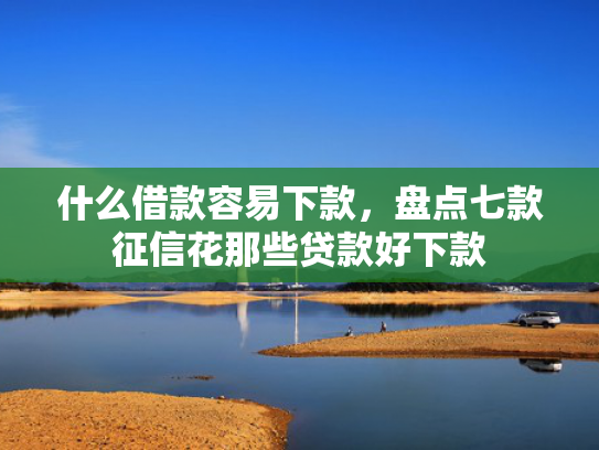 什么借款容易下款，盘点七款征信花那些贷款好下款