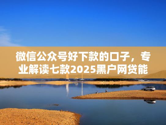 微信公众号好下款的口子，专业解读七款2025黑户网贷能下款的口子