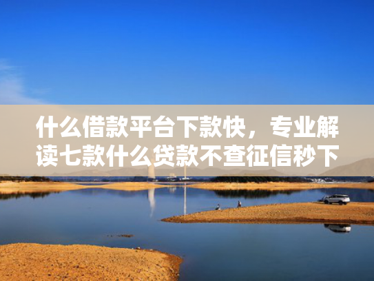 什么借款平台下款快，专业解读七款什么贷款不查征信秒下款