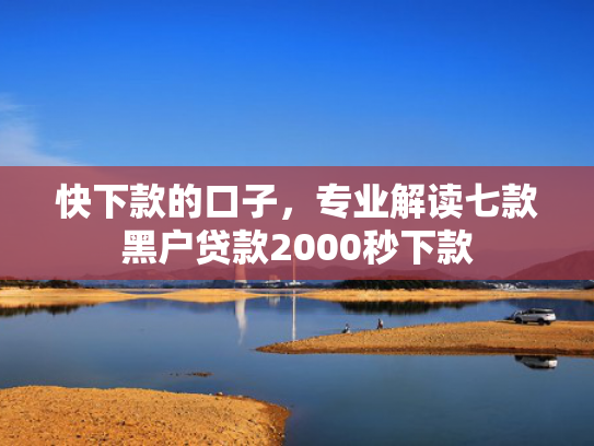 快下款的口子，专业解读七款黑户贷款2000秒下款