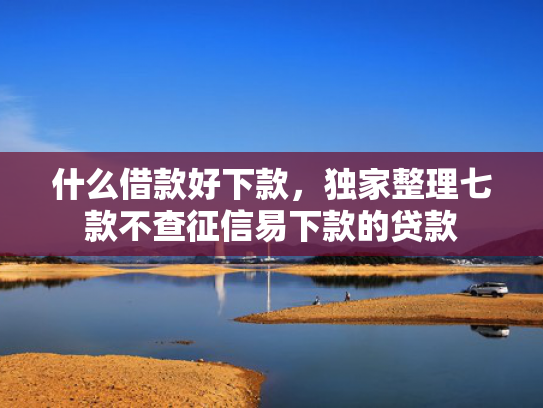 什么借款好下款，独家整理七款不查征信易下款的贷款