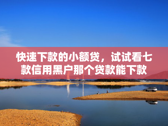 快速下款的小额贷，试试看七款信用黑户那个贷款能下款