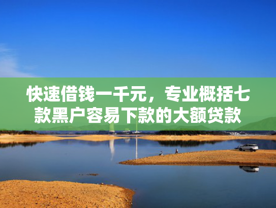 快速借钱一千元，专业概括七款黑户容易下款的大额贷款