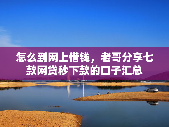 怎么到网上借钱，老哥分享七款网贷秒下款的口子汇总