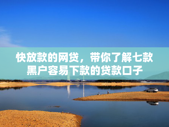 快放款的网贷，带你了解七款黑户容易下款的贷款口子