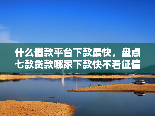 什么借款平台下款最快，盘点七款贷款哪家下款快不看征信