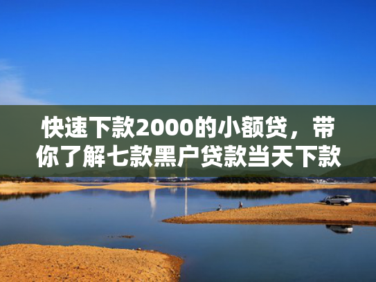 快速下款2000的小额贷，带你了解七款黑户贷款当天下款平台