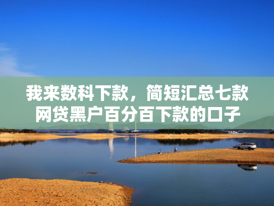 我来数科下款，简短汇总七款网贷黑户百分百下款的口子