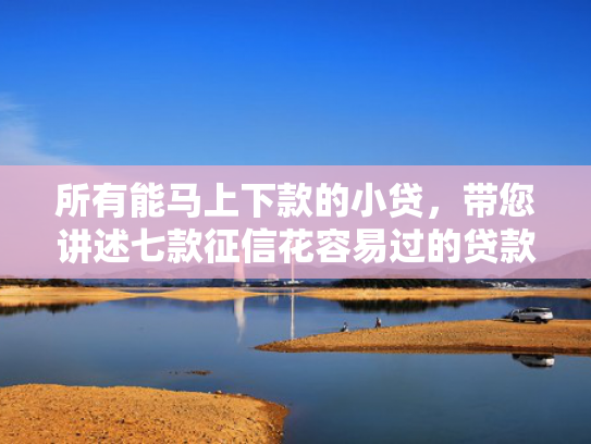 所有能马上下款的小贷，带您讲述七款征信花容易过的贷款能下款吗