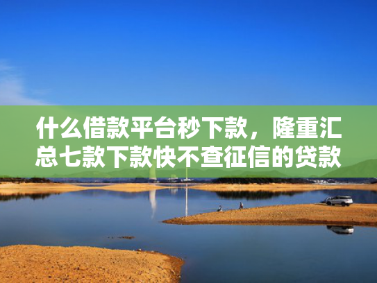 什么借款平台秒下款，隆重汇总七款下款快不查征信的贷款